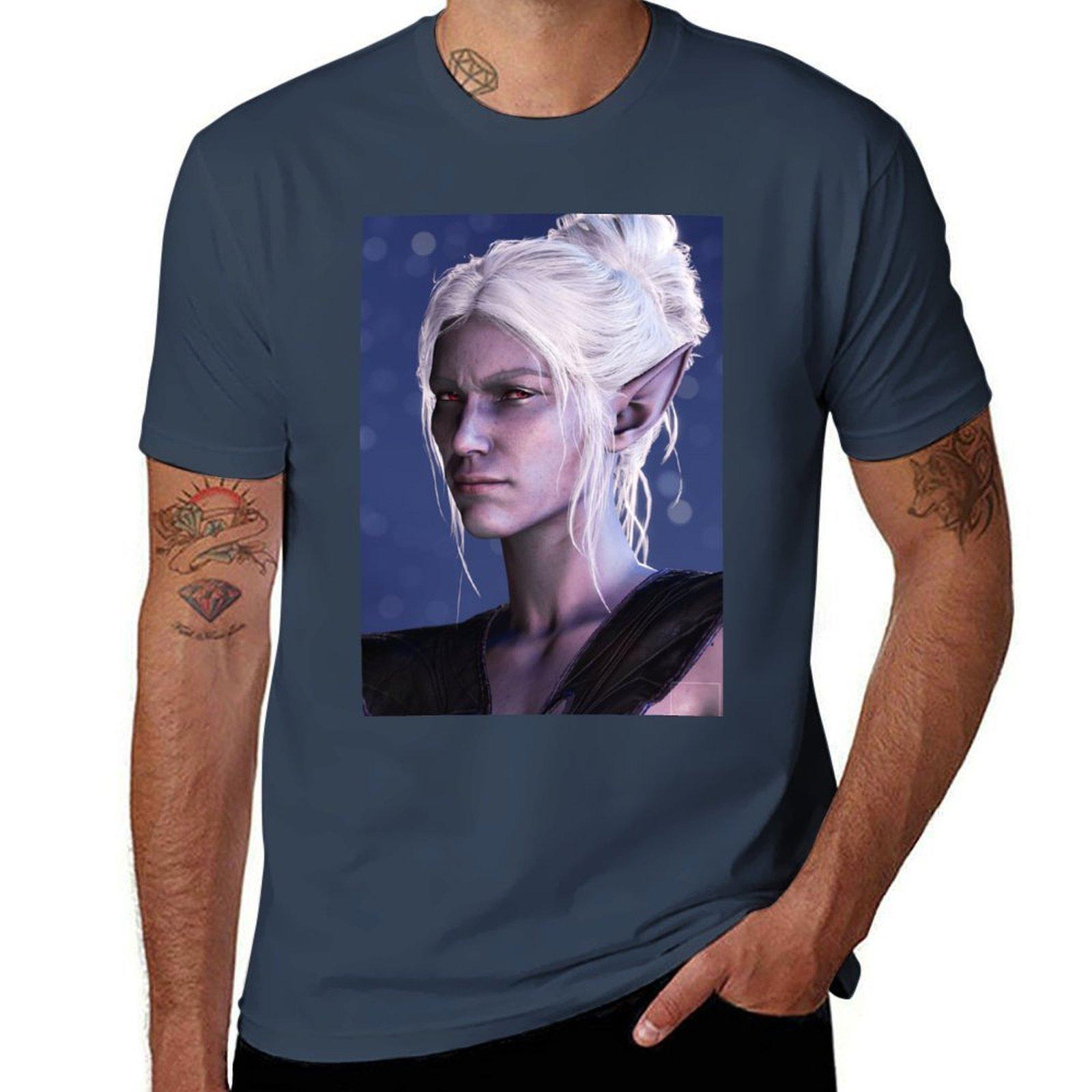 That Look Minthara Gives Tav Before Streaming Smut Directly Into Their Brain Tshirt Simple Casual Short Sleeve Cotton Tshirt S