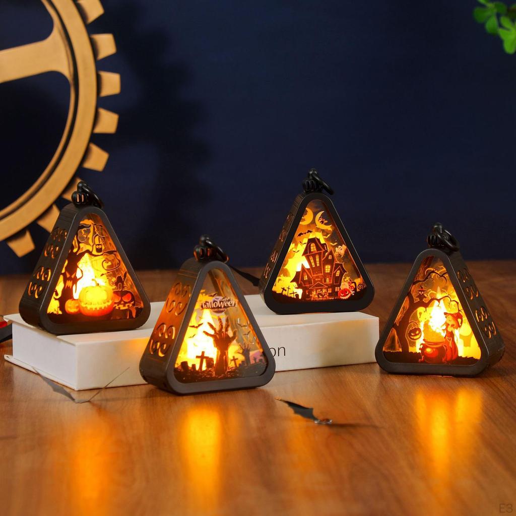 Halloween Garden Decoration Lamp, And Easy to Use, for Home, Shelves, Gardens, Porches