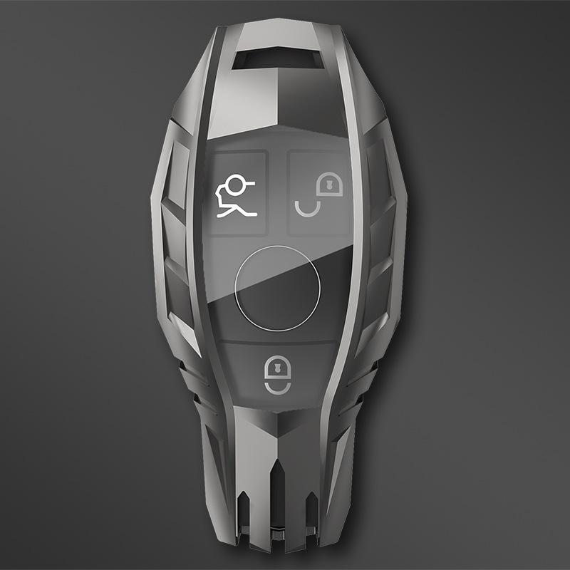 Zinc Alloy  Car Key Cover Keychain Case for Mercedes Benz CLS CLA GL R SLK AMG A B C S Class Remote Holder Accessories