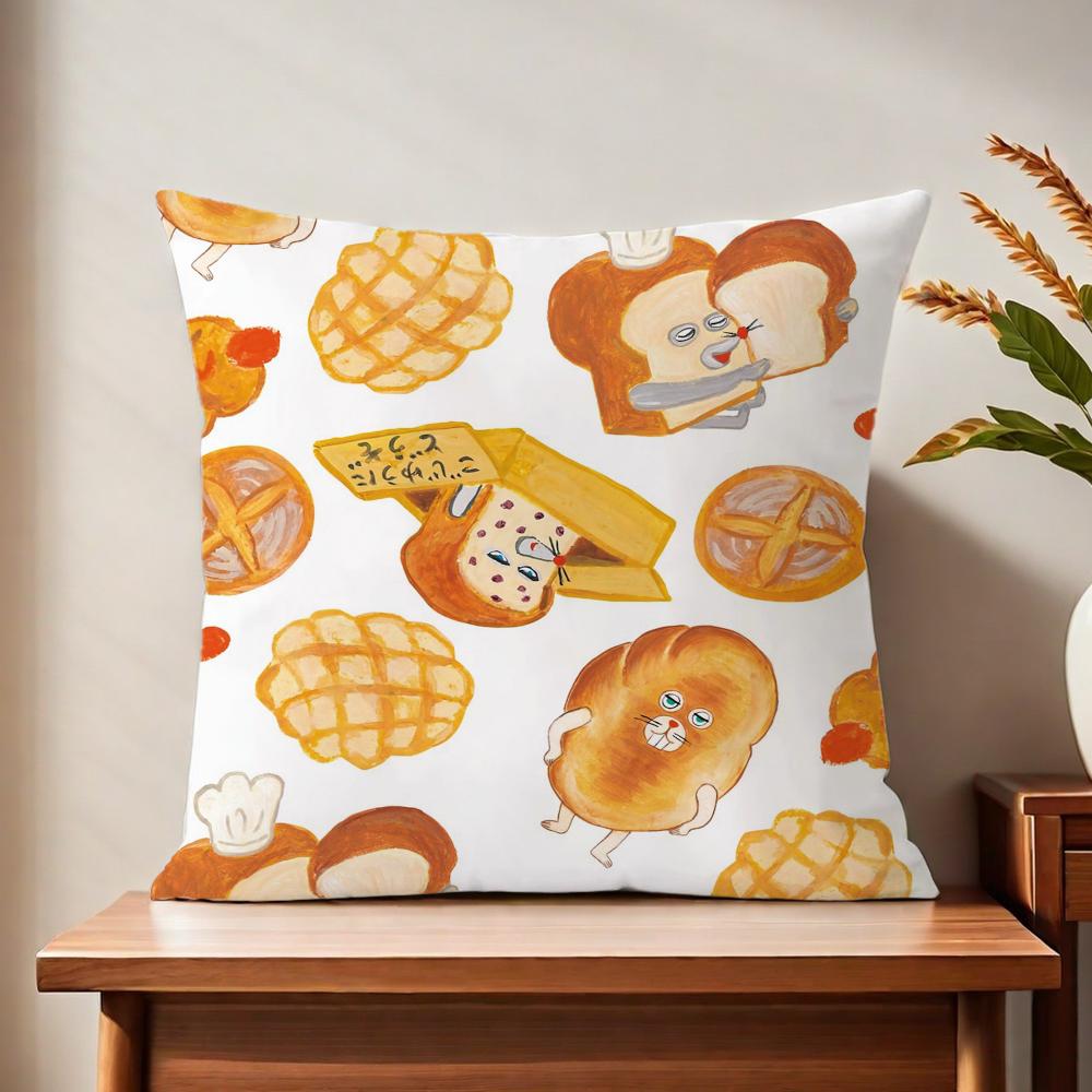 B-bread Cute T-thief Cushion Cover For Pillow Printing Sofa Decoration Home Car Room Coffee Shop Office Nordic Simplicity