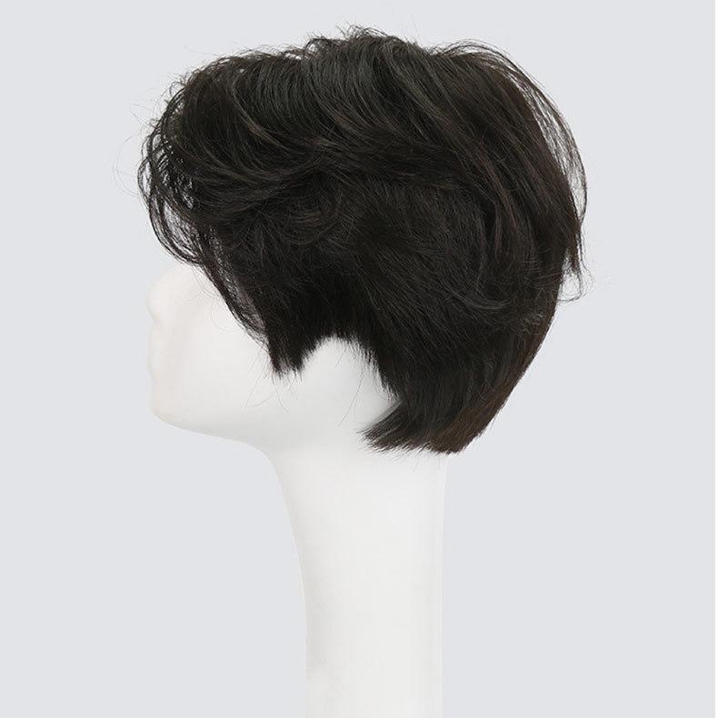 black undercut wig