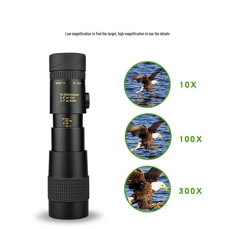 miflame HD Variable Zoom Monocular Telescope with Photo Function