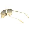 Gucci Brilliant Glory Series Business Travel Edition High Definition Aviator Sunglasses Men Sunglasses Gold GG0336S-001