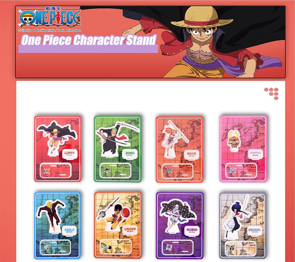 Officially Licensed One Piece Acrylic Character Stand Blind Box Decorative Desktop Collectible Anime Merchandise Gift 1pc and Random Trendy Mystery
