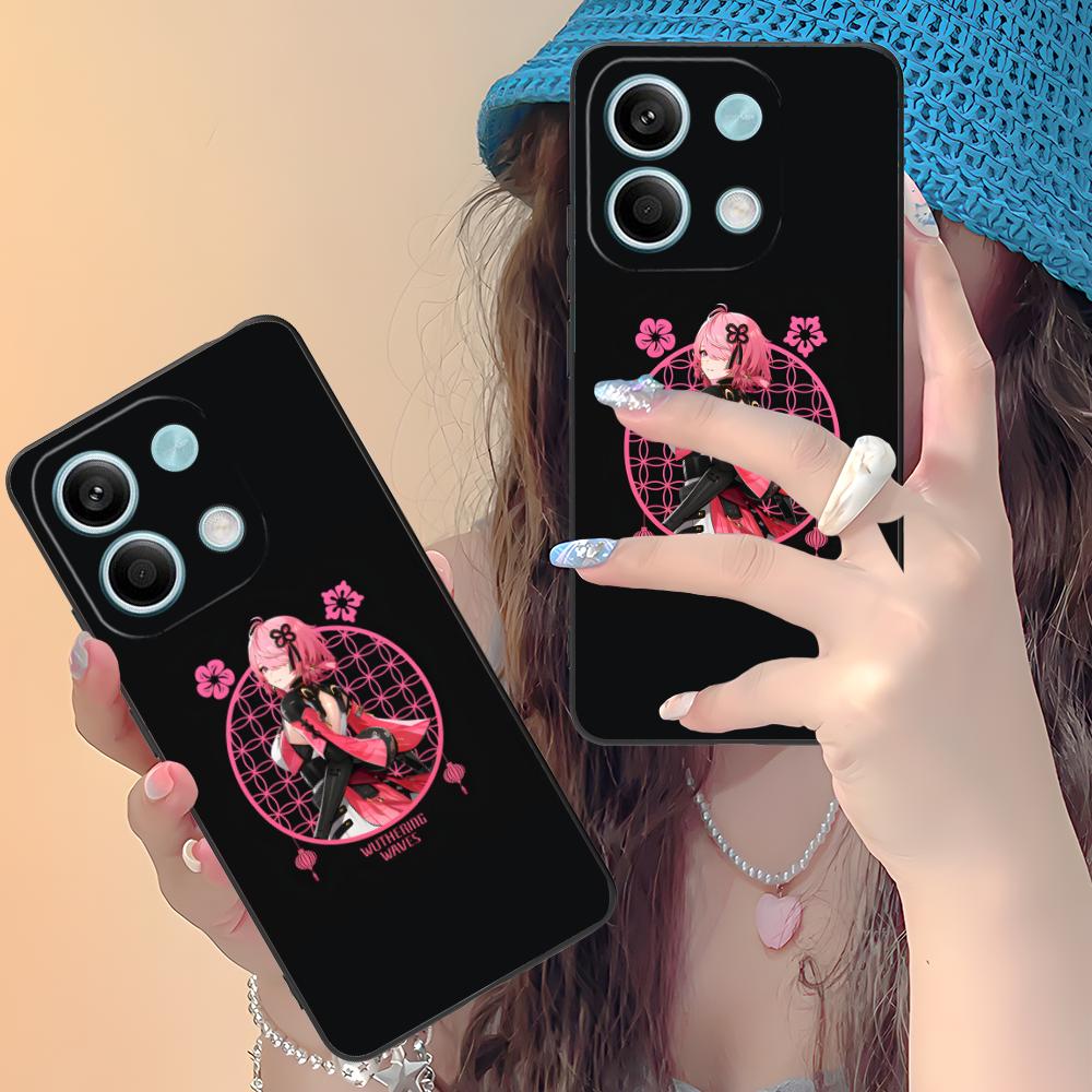 Wuthering Waves Taoqi Mobile Phone Case for Xiaomi Redmi 15 14 13 12 A5 3 2 1 C Plus 4G 5G Colorful Printing Cover Pretty Cover