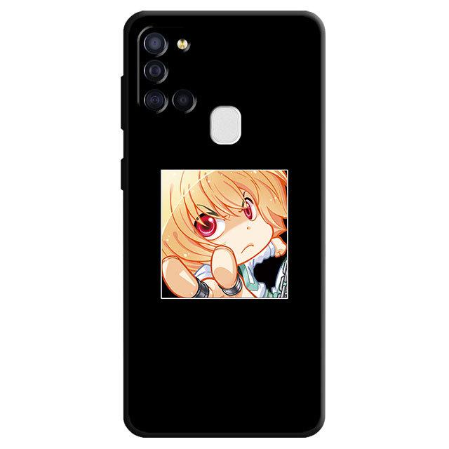 

Роскошный черный мягкий чехол для телефона Samsung Galaxy M22 M51 M30s M33 M31 M32 5g M12 M13 M52 M23 M62 M11 Hunter X Hunter, милый чехол Samsung M51