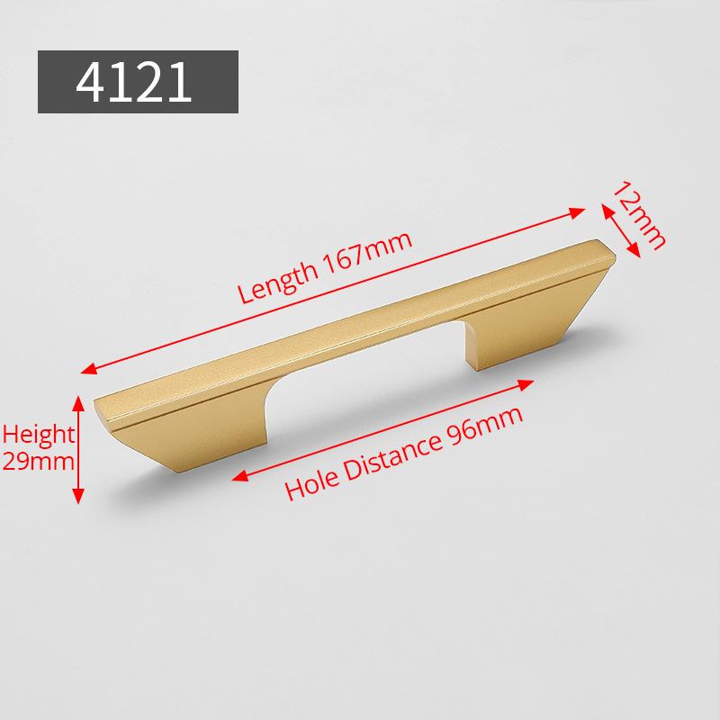 KAK Black Kitchen Handle Fashion Aluminium Alloy Cupboard Door Pulls Wardrobe Cabinet Handle Long Furniture Handle Hardware