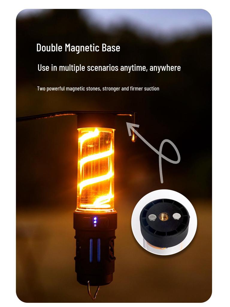 Retro Camping Lantern & Mosquito Repellent: Rechargeable, Portable Tent Light for Outdoor Use