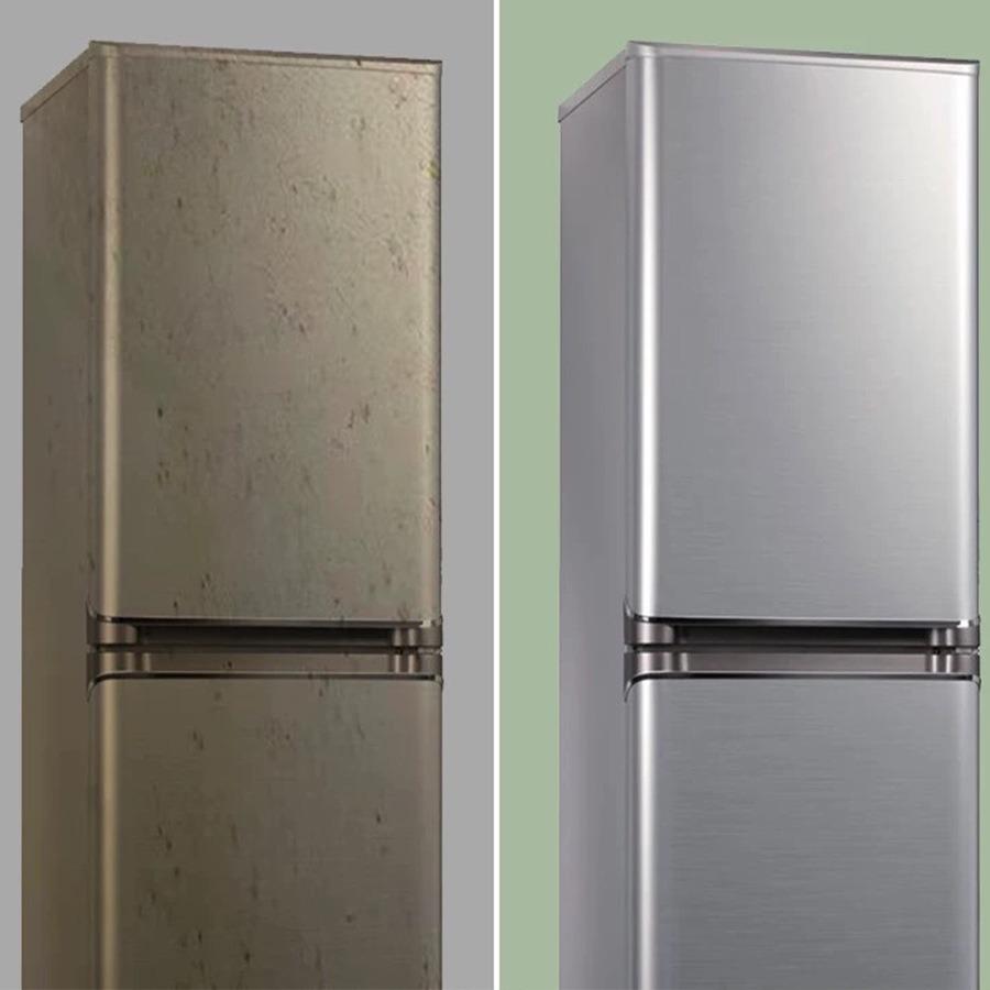 PVC Nerezová Broušená Stříbrná Odnímatelná Tapeta Dekorativní Fólie Vinyl Vodotěsná Olejivzdorná Nálepka na Domácí Spotřebiče Kuchyň Výtah