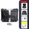 Quick Release Aluminum Motorcycle Tail Box - Available In 28L To 100L Capacities