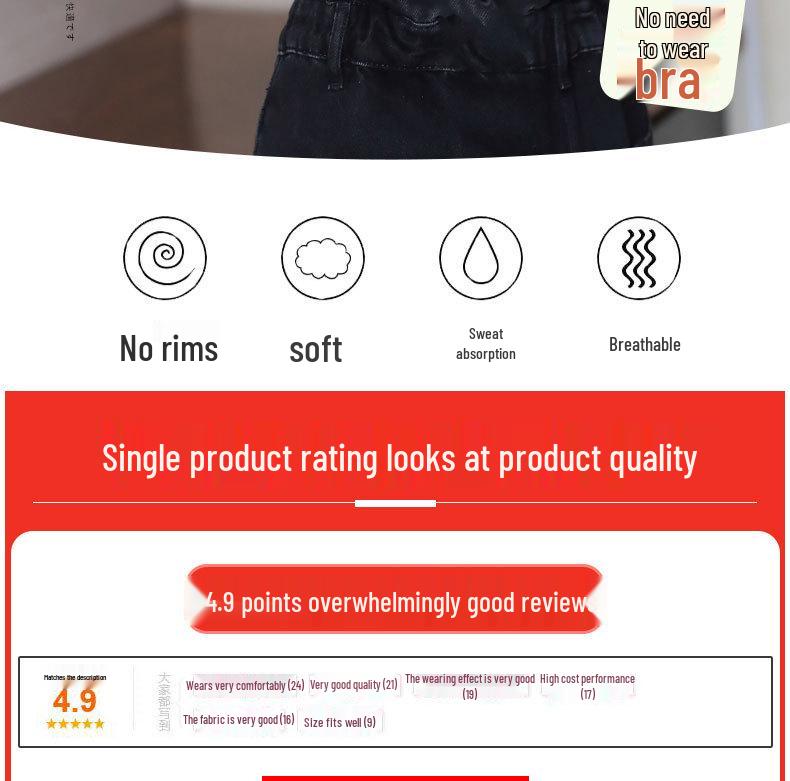 Women's U-Neck Tank Top with Chest Pad - Stylish Summer Design for Concealing Underarm Area