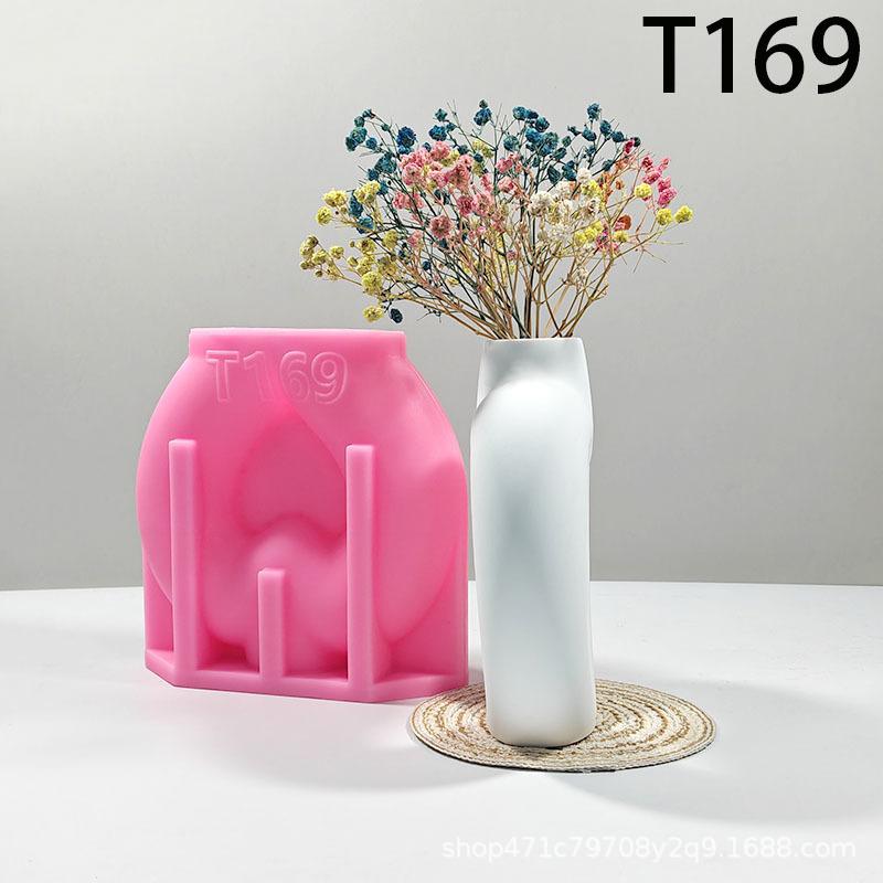 Hollow heart flower vase resin silicone mold heart-shaped vase concrete mould Valentine's Day gift Love flower pot gypsum molds