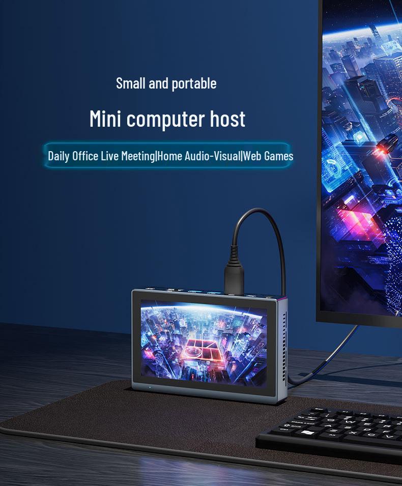Hi Gaole 5.5" Mini PC: 16+512GB Gaming & Office Handheld Tablet