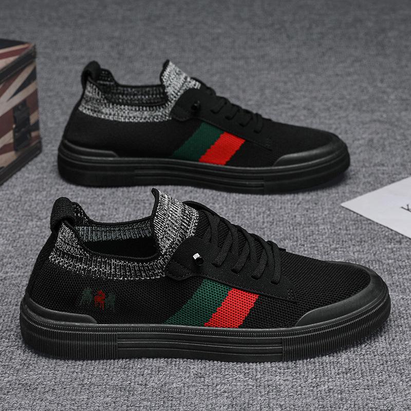 

Чоловіче взуття на вулканізованій підошві Класичні низькі кеди Дихаючі полотняні повсякденні кросівки Модні скейт-кросівки На шнурівці Чоловічі кросівки 45