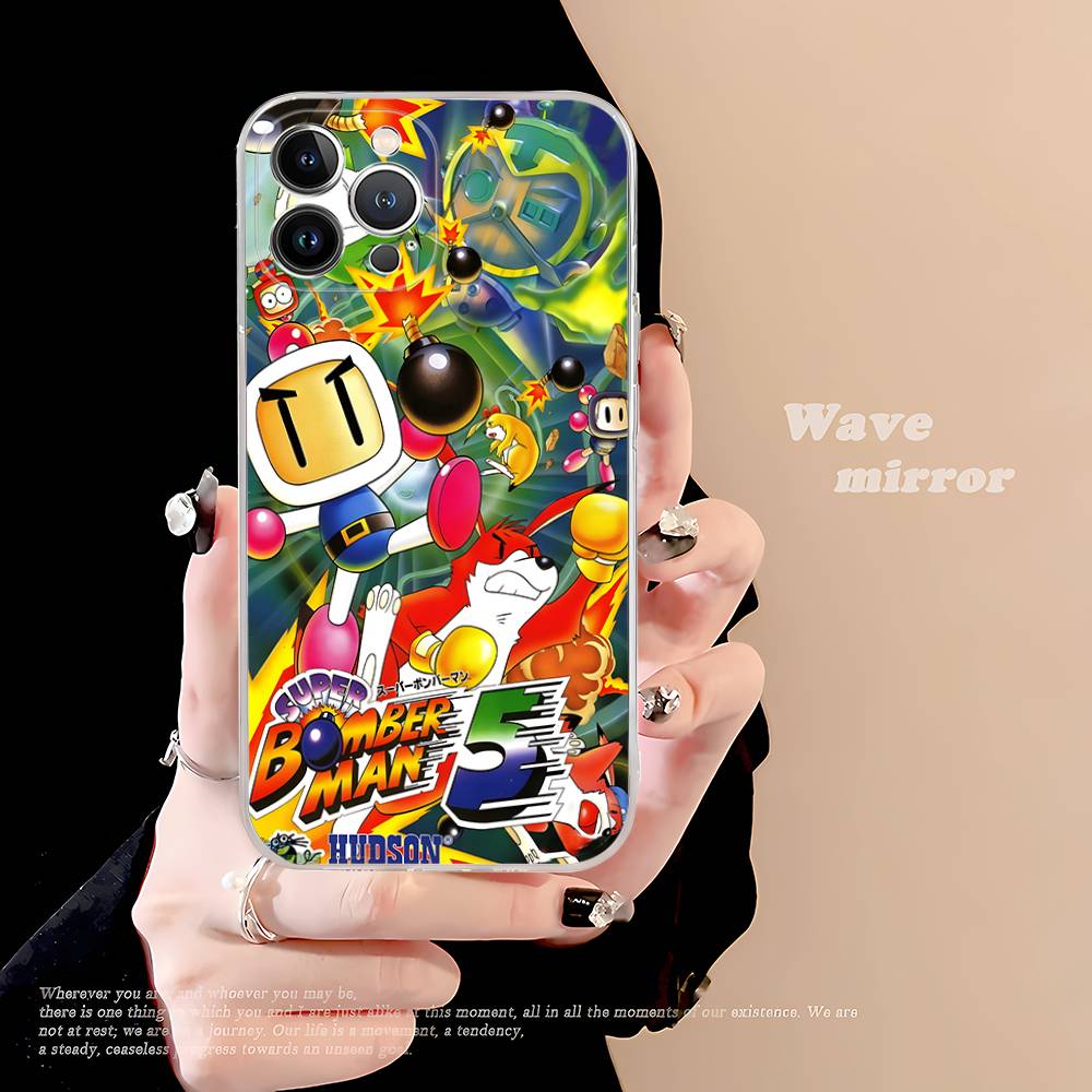 Super Bomberman Case for iphone 17 16 15 pro max 11 12 13 14 Pro Plus Phone Cover