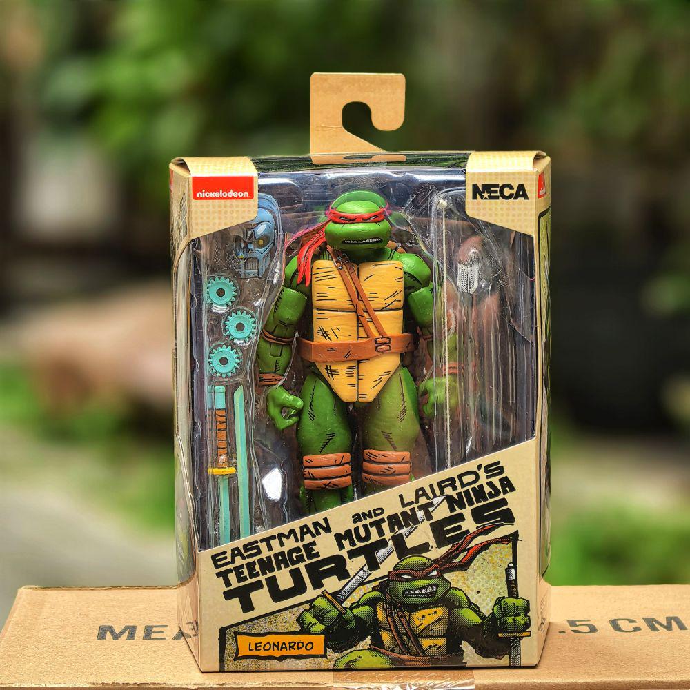 NECA Teenage Mutant Ninja Turtles 7-Inch Articulated Movie Figures - Comic Version (4 Types) 'Return To New York' Edition