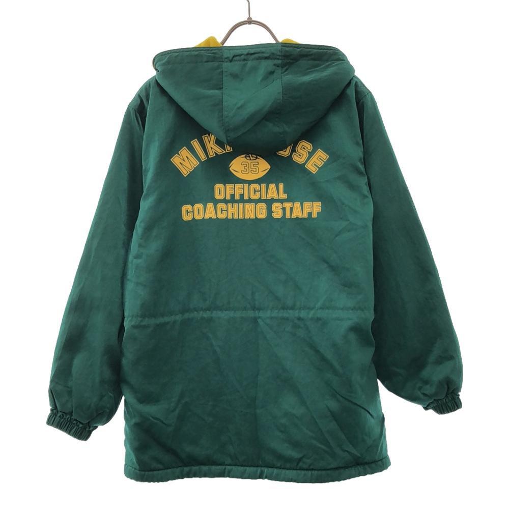 mikihouse Print Nylon jacket 150 green Back fleece Kid's Used