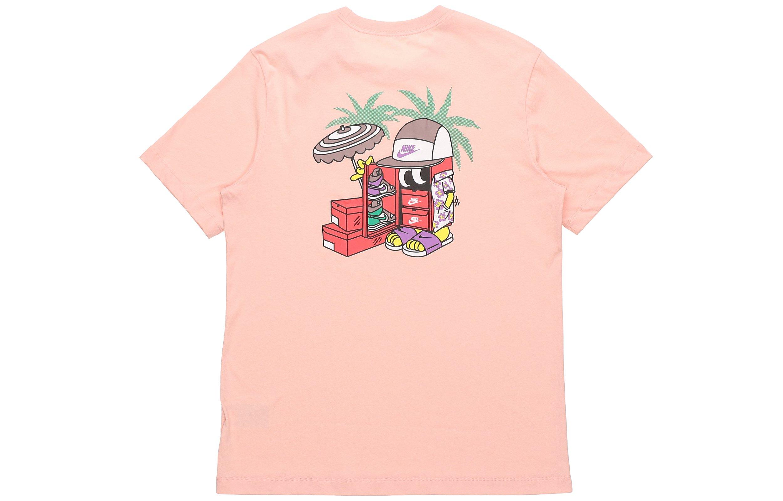 Nike Set-in Sleeve T-Shirt Men s Pink DD1261-800 XL