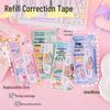 Cartoon Portable Correction Tape with Replaceable Core – Ideal for Students, Smooth Application