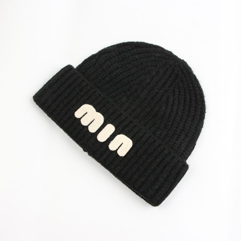 

Высокий смысл! Лоскутная вязаная шапка для мужчин и женщин, для пары, осенне-зимняя защита ушей, теплая детская шапка-пуловер для родителей и детей чёрный