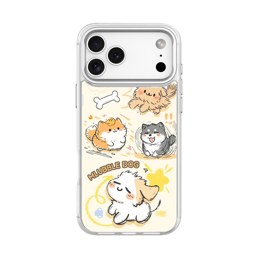 Applicable To Apple 17Pro Mobile Phone Case, Advanced Sense 16 Replaceable Back Plate 15promax Magnetic Mobile Phone Case, Cyclone Dog.