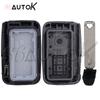 Autofernbedienungsschlüssel für Toyota Avensis Prius 2010-2015 Auto Smart Key Fob FSK 433MHZ ID4D Chip 61A449-0011 F433 B74EA B75EA 2Tasten