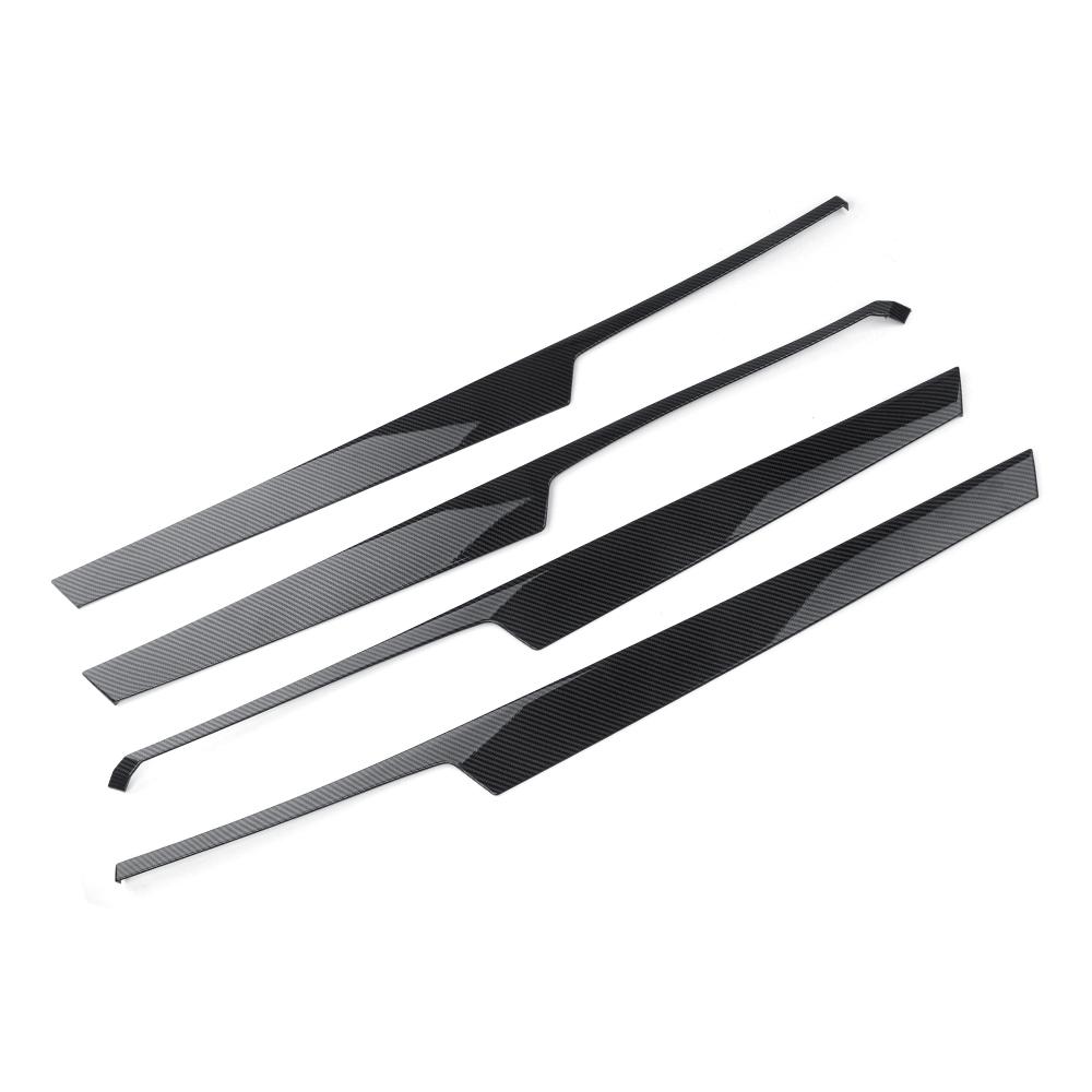 

4PCS Carbon Fiber Inner Door Panel Cover Trim Protection Guard For Genesis G80 DH 2015-2020 Car Tuning Accessories LHD