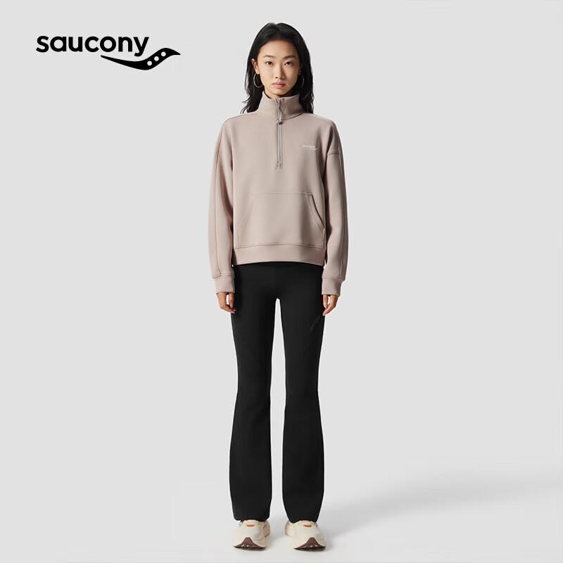 Saucony Women's High-Waist Flare Knit Pants