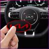 1Pcs Steering Wheel Sticker Badge for KIA Sportage Ceed Rio 3 4 K2 K3 K4 K5 K6 K7 K8 Picanto Sorento Optima Cerato Soul Auto Styling Decoration