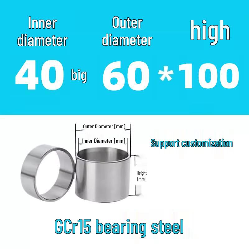 Steel Shaft Sleeve: Inner Diameter 30, Outer Spacer 48/50, Wear-Resistant for Removal and Guide Applications (Inner 35/37/38).
