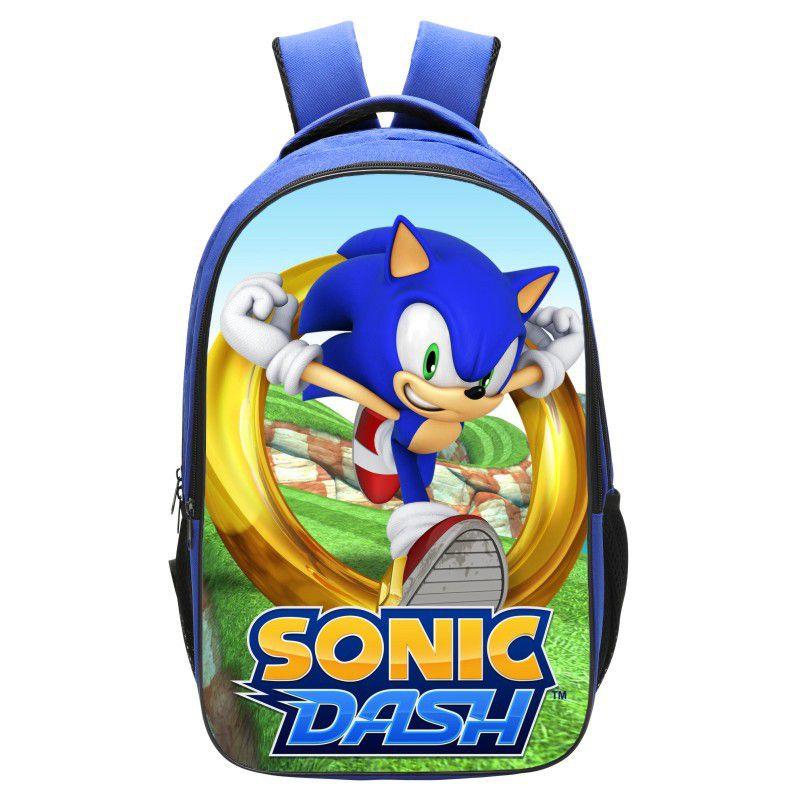 Sonic The Hedgehog 2 Children's Backpack For School Travel Colorful Artwork Unisex Design
