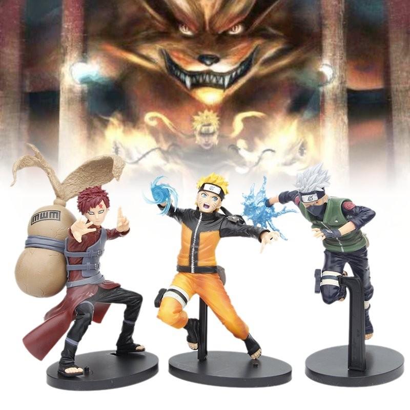 Naruto Action Figure Gaara Kakashi Collectible Statue Pvc Figurine 20cm Anime Decor