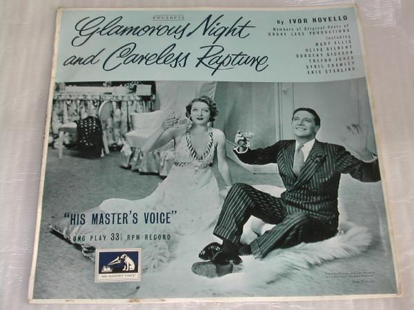 

10inch Record IVOR NOVELLO Excerpts Glamorous Night And Carele DLP1095 His Masters Vo UK Classical Used