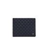 Daks Navy Imported Leather Embossed Dd Pattern Wallet Dbwa5e373n2