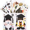 9 Pcs/set Wall Sticker Pvc Graduation Season Stickers Electrostatic Window Stickers
