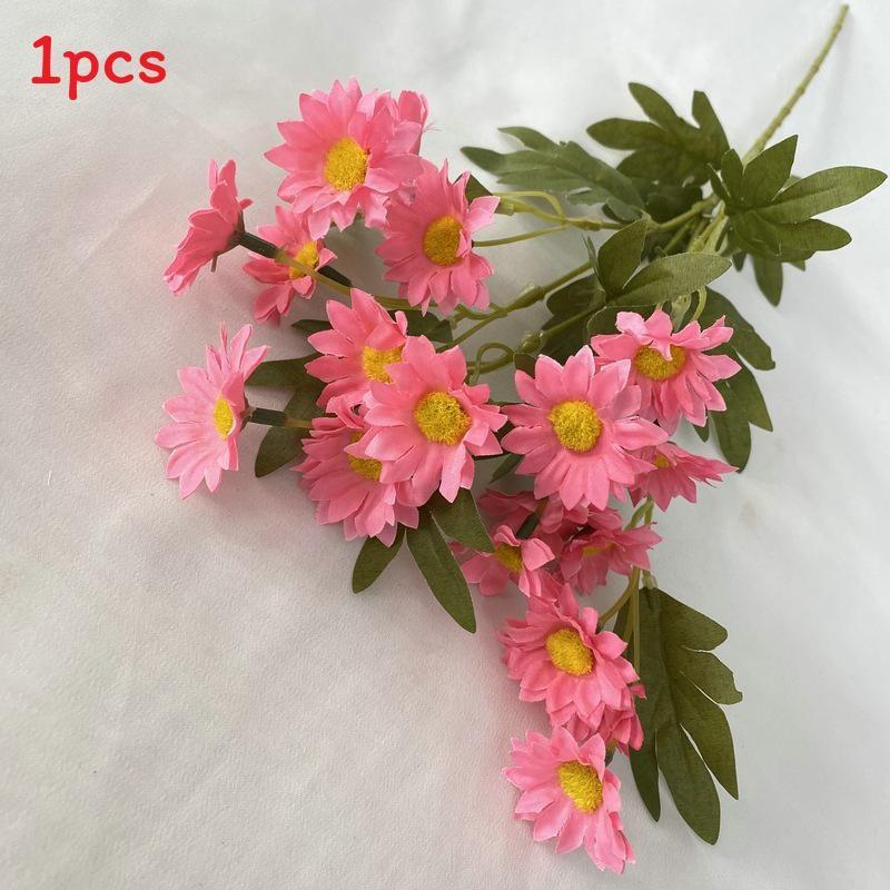 Stem Silk Long Chamomile Flowers For Home Arrangement Wedding Gift Props