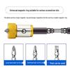 Enhanced Magnetic Anti-Slip Ring for Hand Drills: Magnetized, Hardened, with Detachable Bits and Bead-Locking Tech