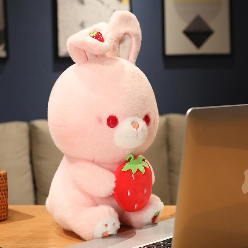 Cute Stuffed Rabbit Plush Soft Toys Bunny Pillow Doll Creative Gifts Sleep Toy Gift