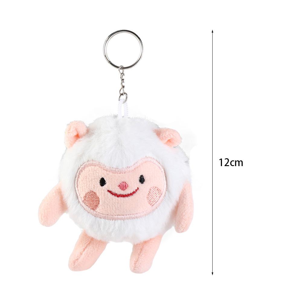 Bee Sheep Little Sheep Plush Keychain Dongdong Sheep Dongdong Sheep Plush Keyring  Children Toys