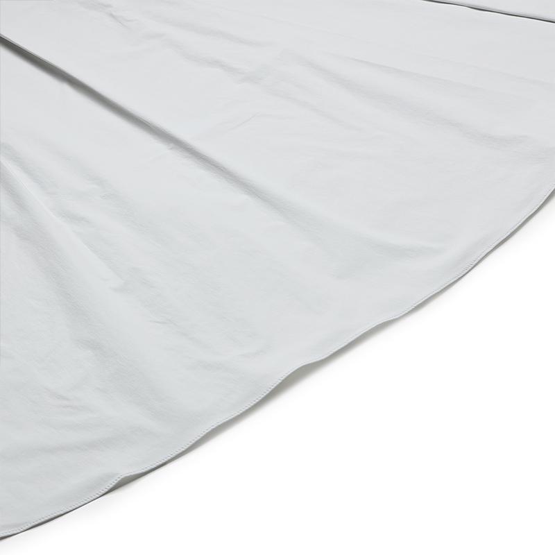 Fila White Fashion Trendy Minimalist Classic Retro Loose A-Line Woven Casual Long Skirt Women skirts F11W623315FGY