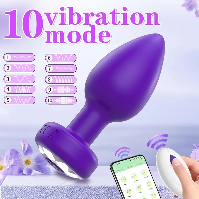 APP Butt Plug Anal Vibrator for Gay Remote Control Dildo Vibration Masturbation Adult Sex Toy for Couples Prostate Massager