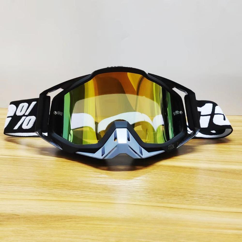 Outdoor Riding Goggles Motorcycle Off-road Dust-proof Glasses Color-changing Sports Windproof Ski Goggles