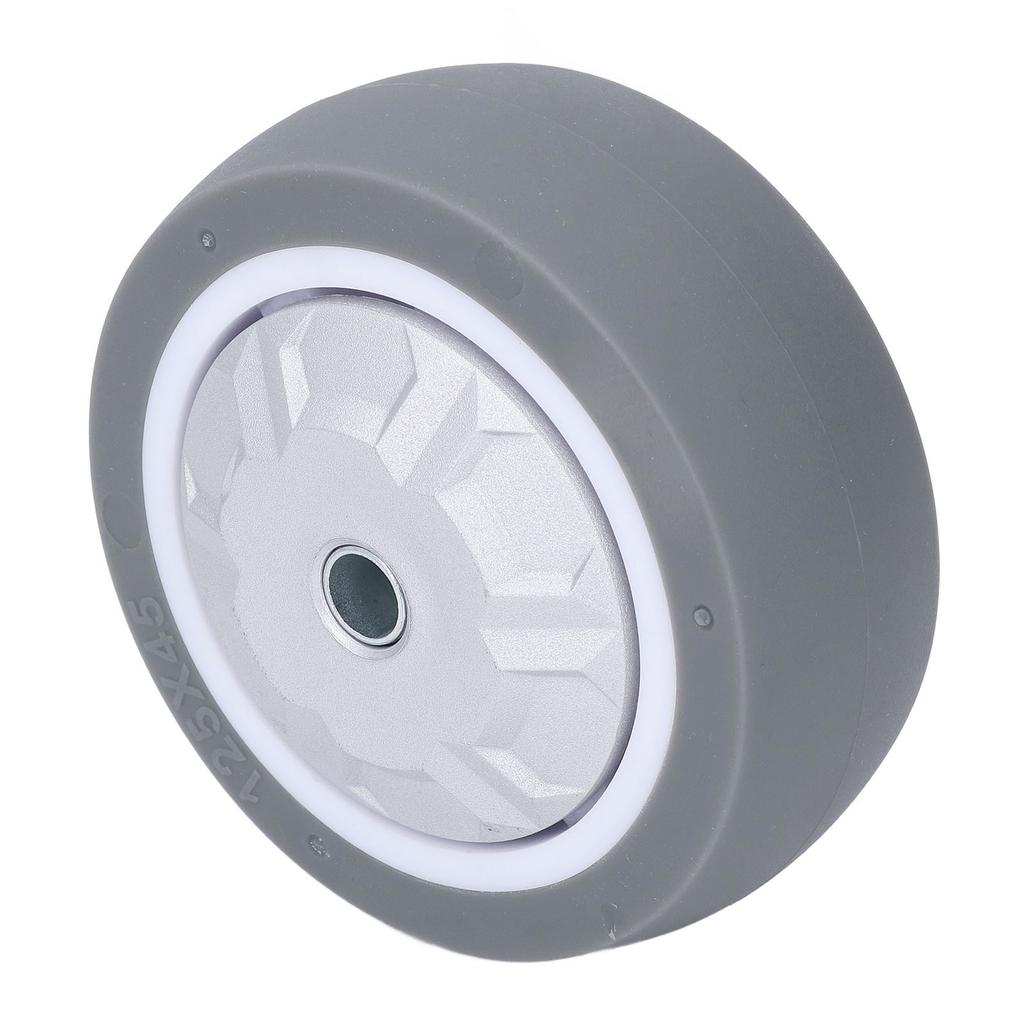 5 Zoll Gummi-Rad 200 kg Tragfähigkeit Stoßdämpfend Abriebfest Leise Voll-TPR-Rad für Wagen