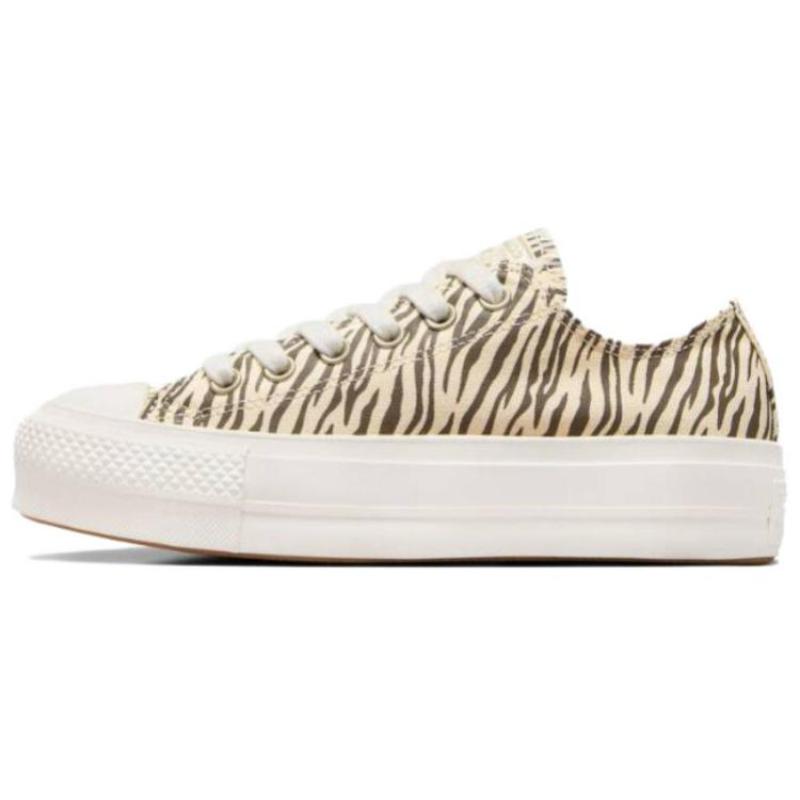 

Converse All Star Lift Удобные и универсальные нескользящие и прочные низкие парусиновые кеды для женщин бежевого и черного цвета 36