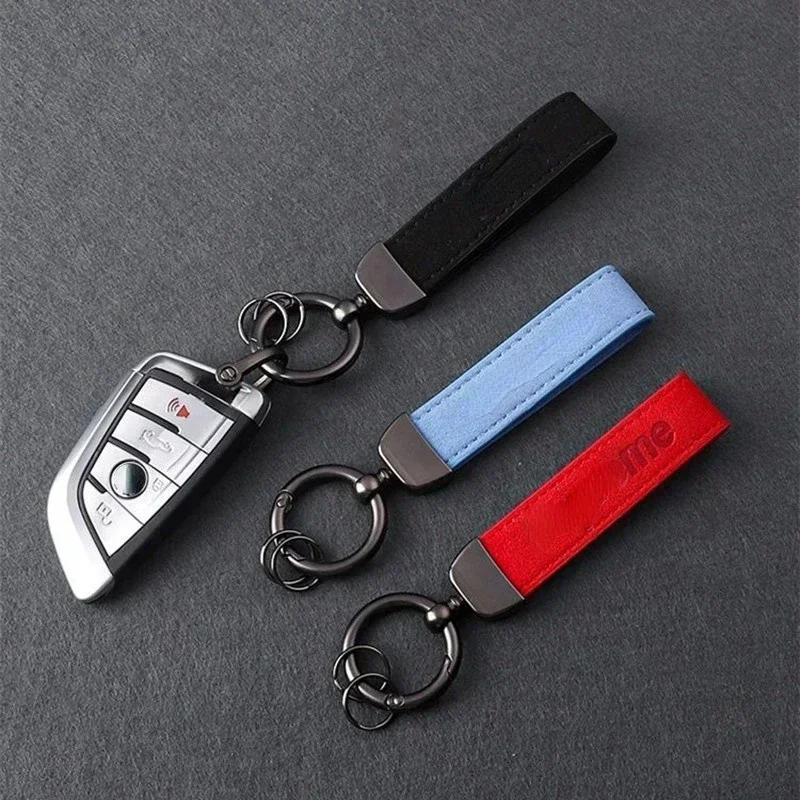 Leather Car Keyrings Key Pendant Chain Rings for Skoda Rapid Octavia Fabia Laura Superb 2 3 VRS Yeti Kodiaq Karoq Accessories ulsh63