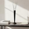 Black Metal Vase Minimalist Design Tall up to Date Style Home Decor for Hotel,