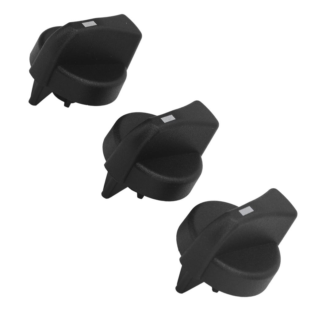 3 Pcs AC Heat Control Knob 121 0001 000 Heater Fan Speed Mode Climate Control Knob Replacement for   330 335 357 367