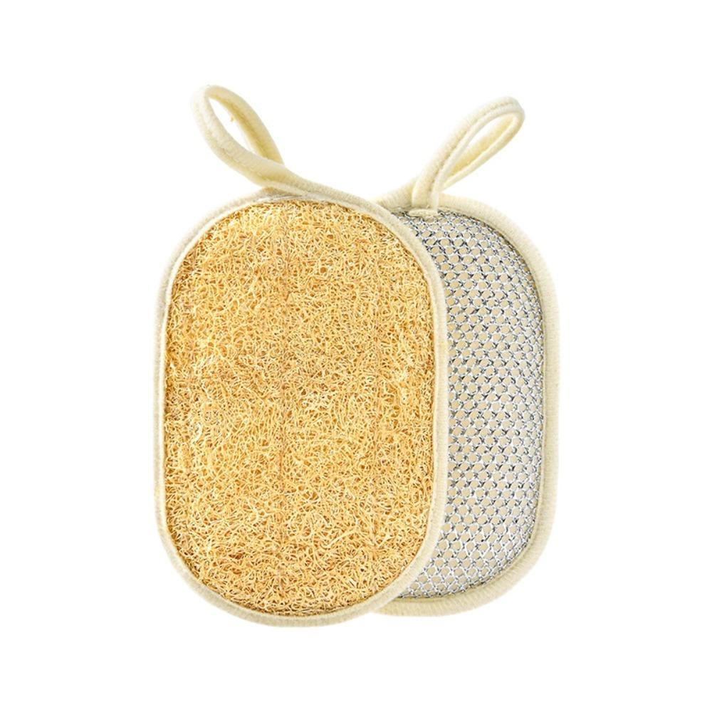 2PCS Washable Dishwashing Cloth Oil-proof Kitchen Scouring Pad Scrubber Sponge  Camping 2PCS