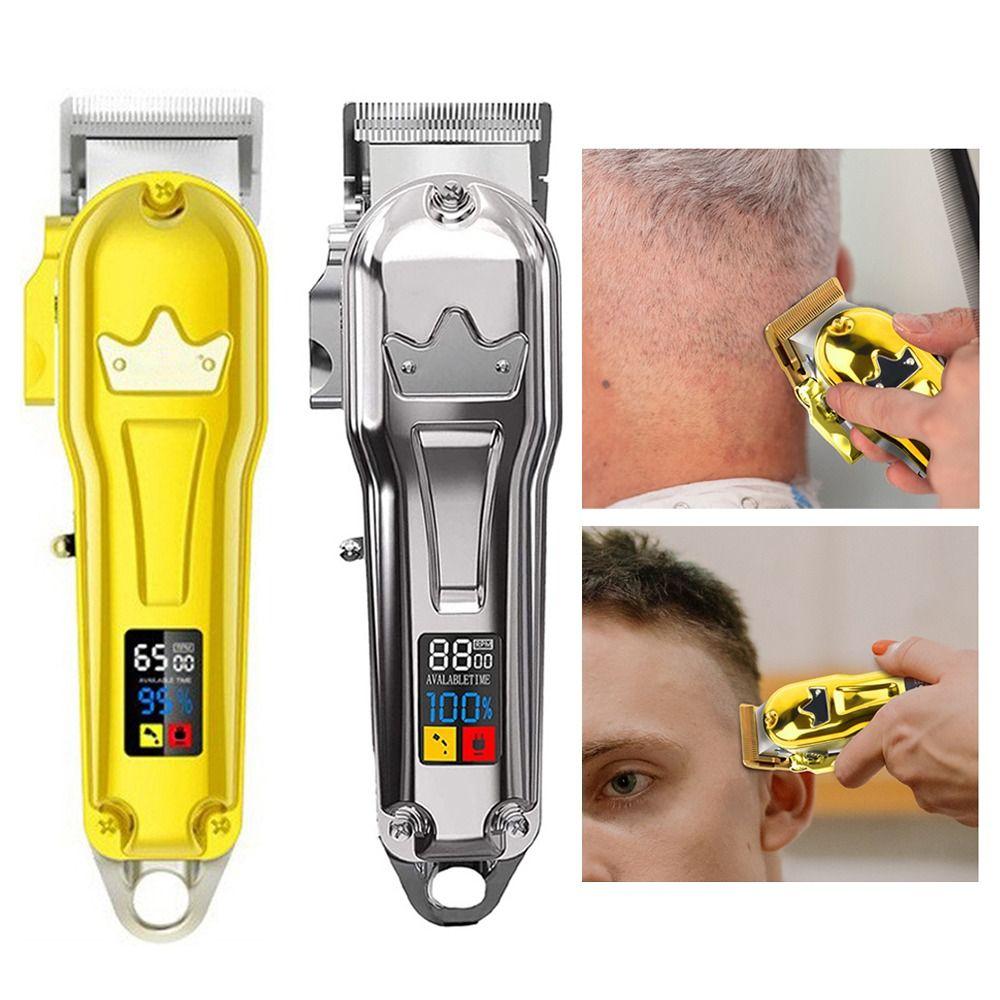 

Светодиодный дисплей Прочные машинки для стрижки волос Набор для стрижки волос для бороды с набором цельнометаллических машинок для стрижки волос