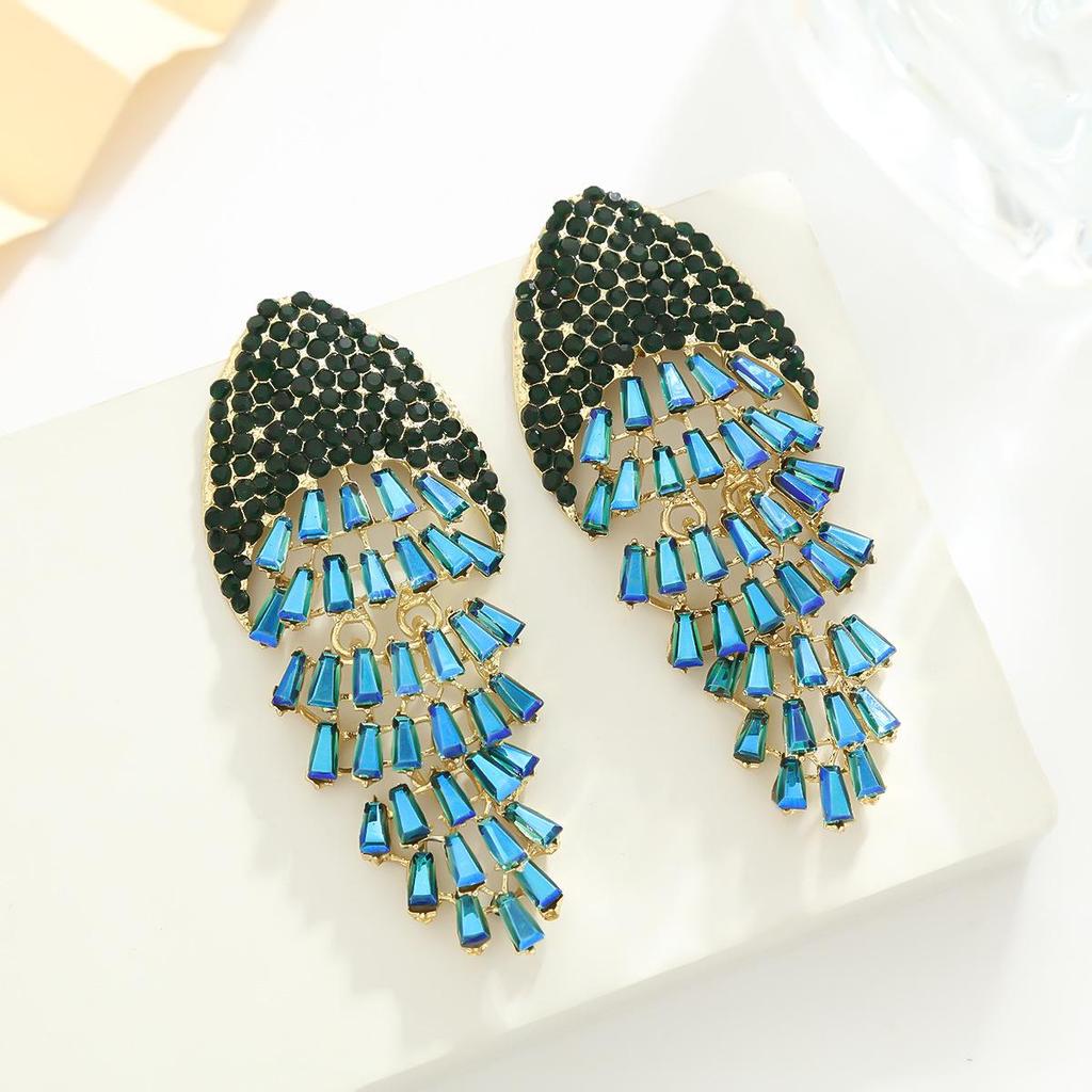 Exaggerated French Insouciant Style Earrings: High-End Fashion for Masquerade Parties